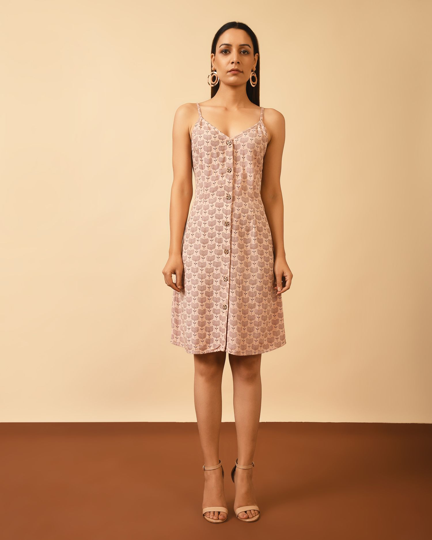 Hand Block Printed Linen Dress Hand Block Printed Linen Dress