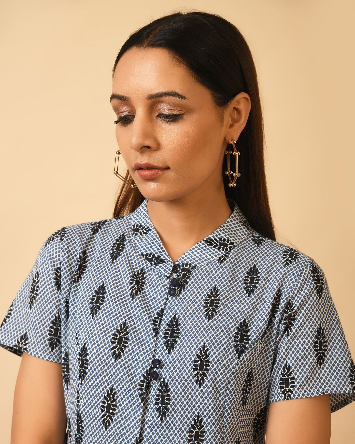 Printed Cotton Dress
