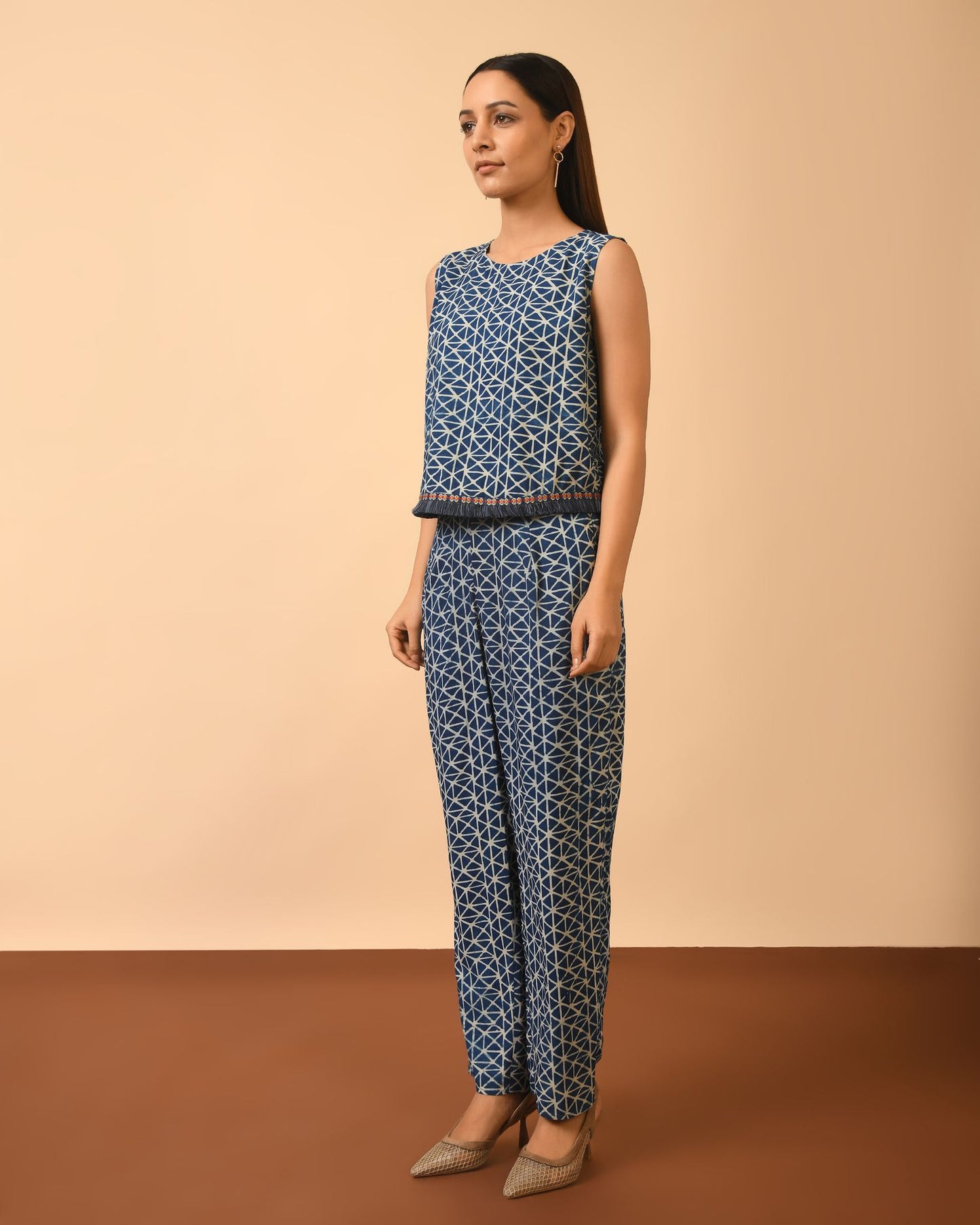 Indigo Dabu Co-Ord Set