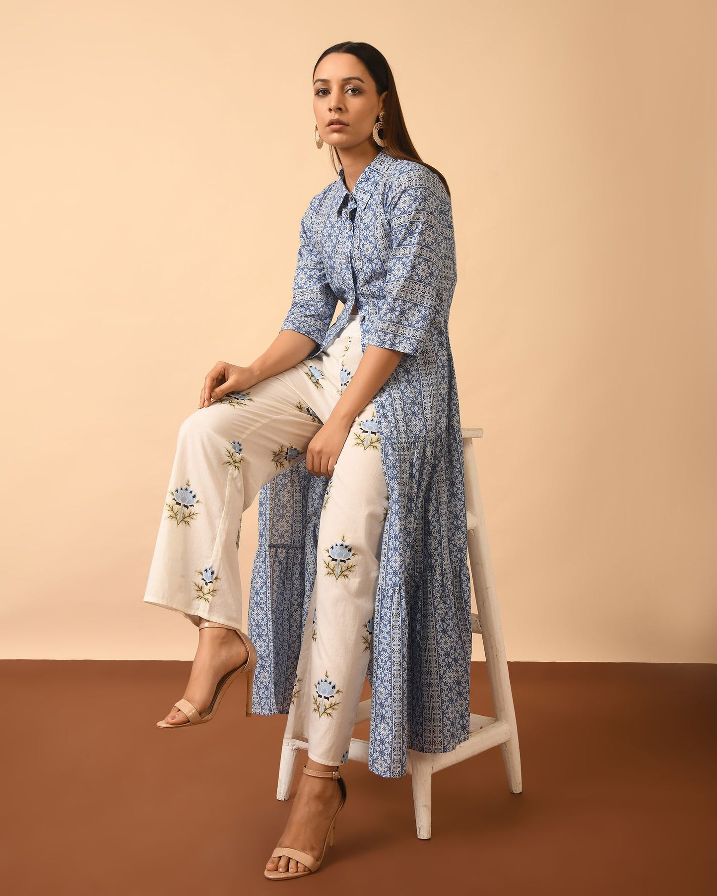 Layered Kurta with Straight Pant