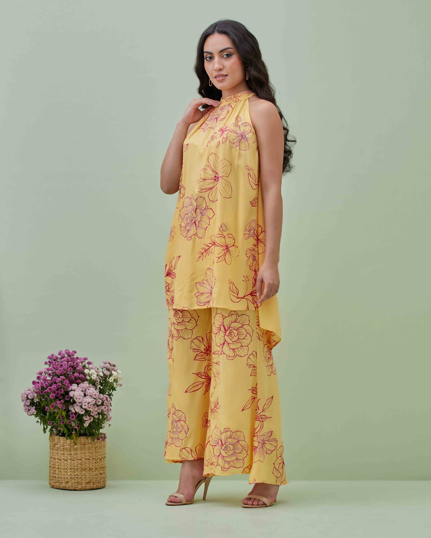 Yellow Blossom Co-ord Set