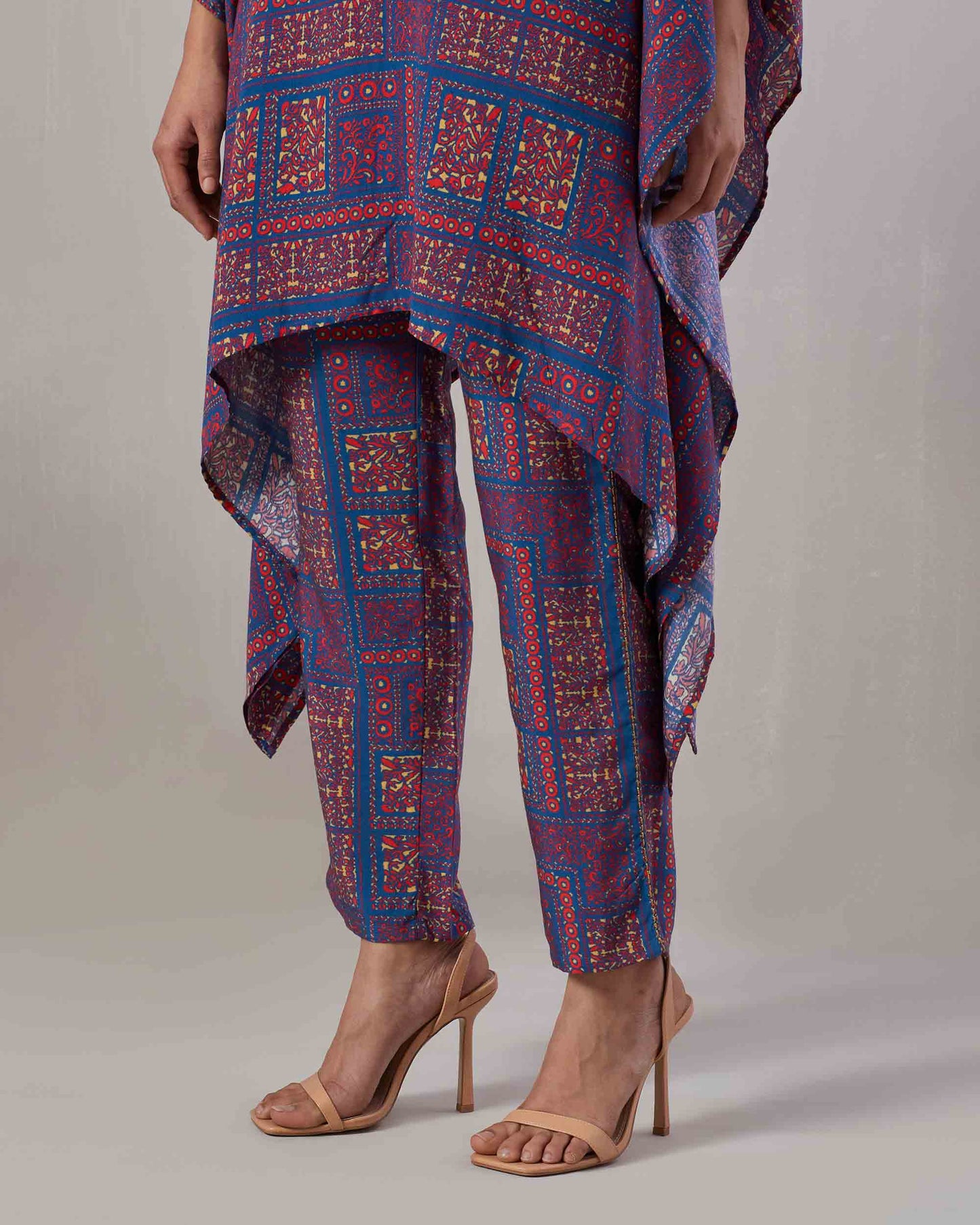 Embroidered Kaftan & Pant set