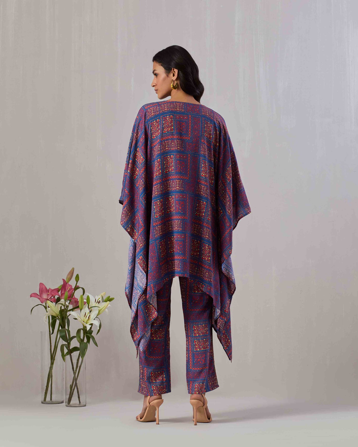 Embroidered Kaftan & Pant set