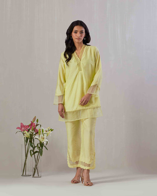 Chanderi Cutwork Embroidered Co-ord