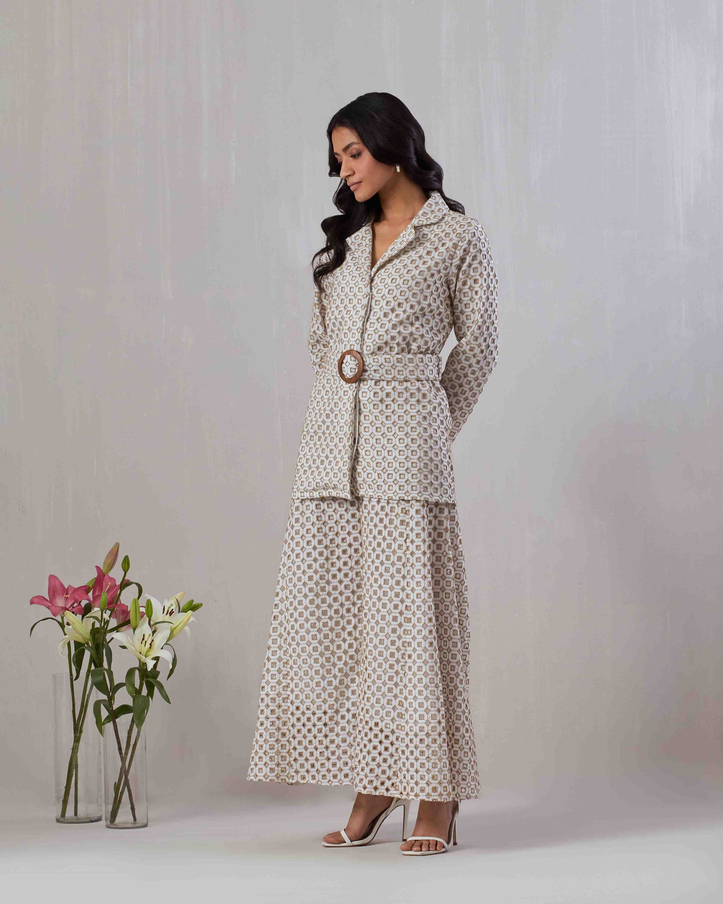 Gold Broderie Co-ord set