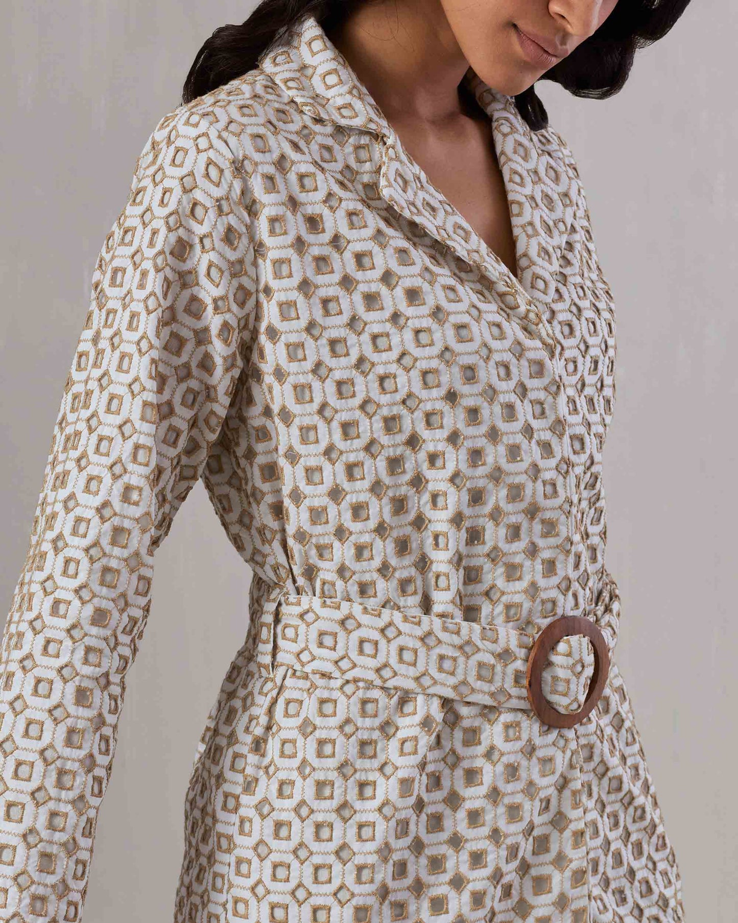 Gold Broderie Co-ord set