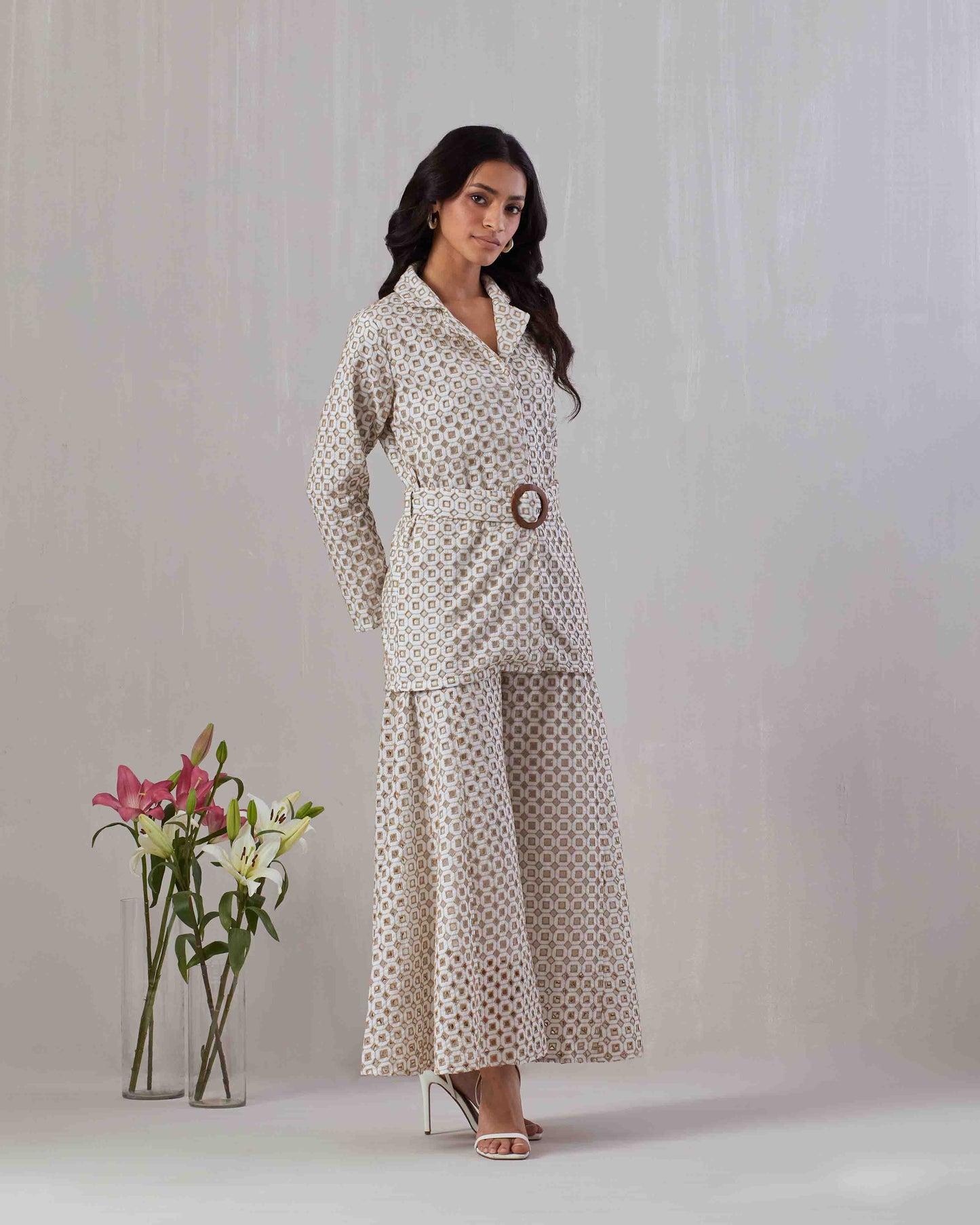 Gold Broderie Co-ord set