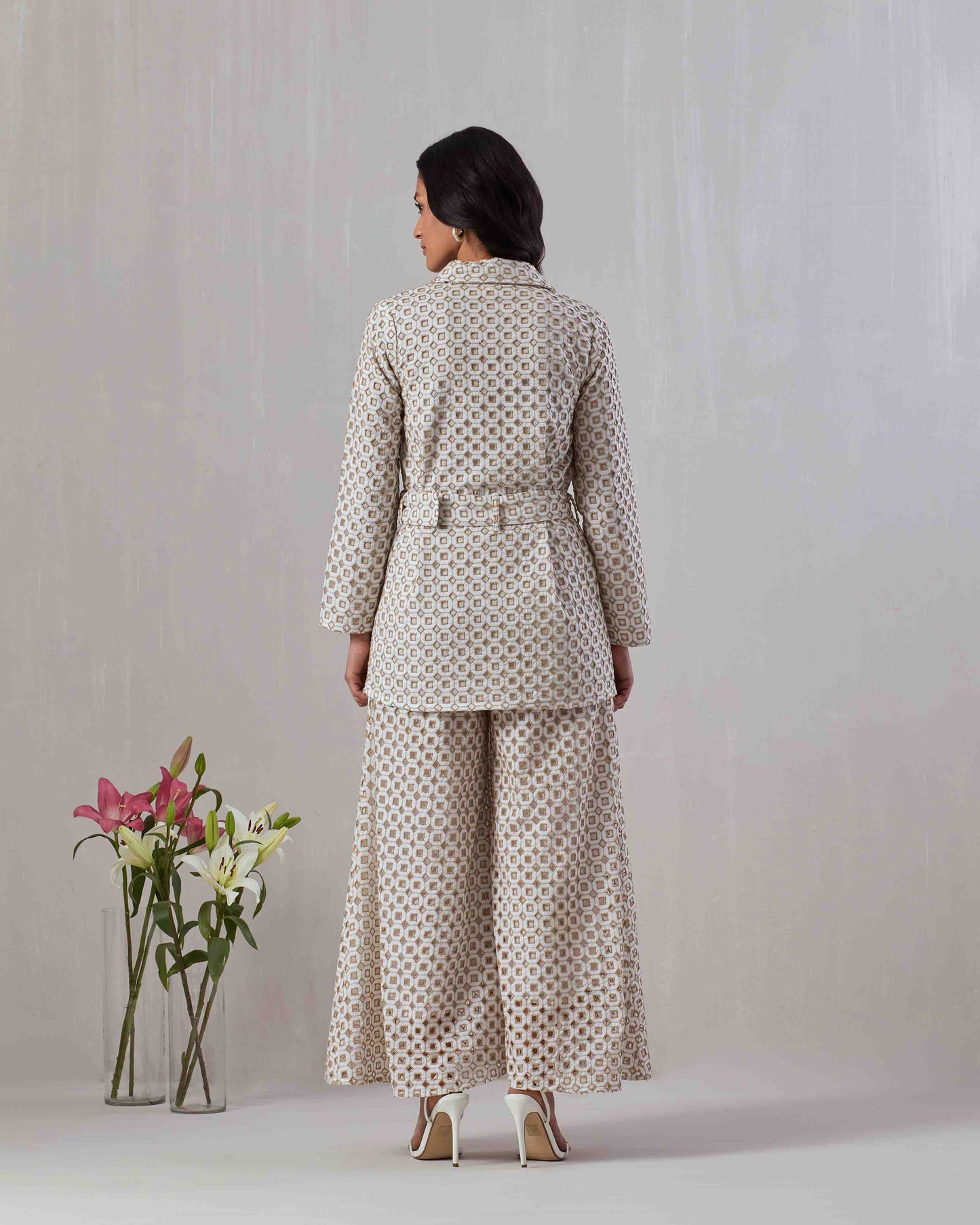 Gold Broderie Co-ord set