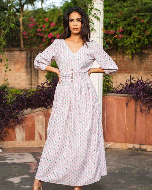 Mauve Pink Maxi Dress