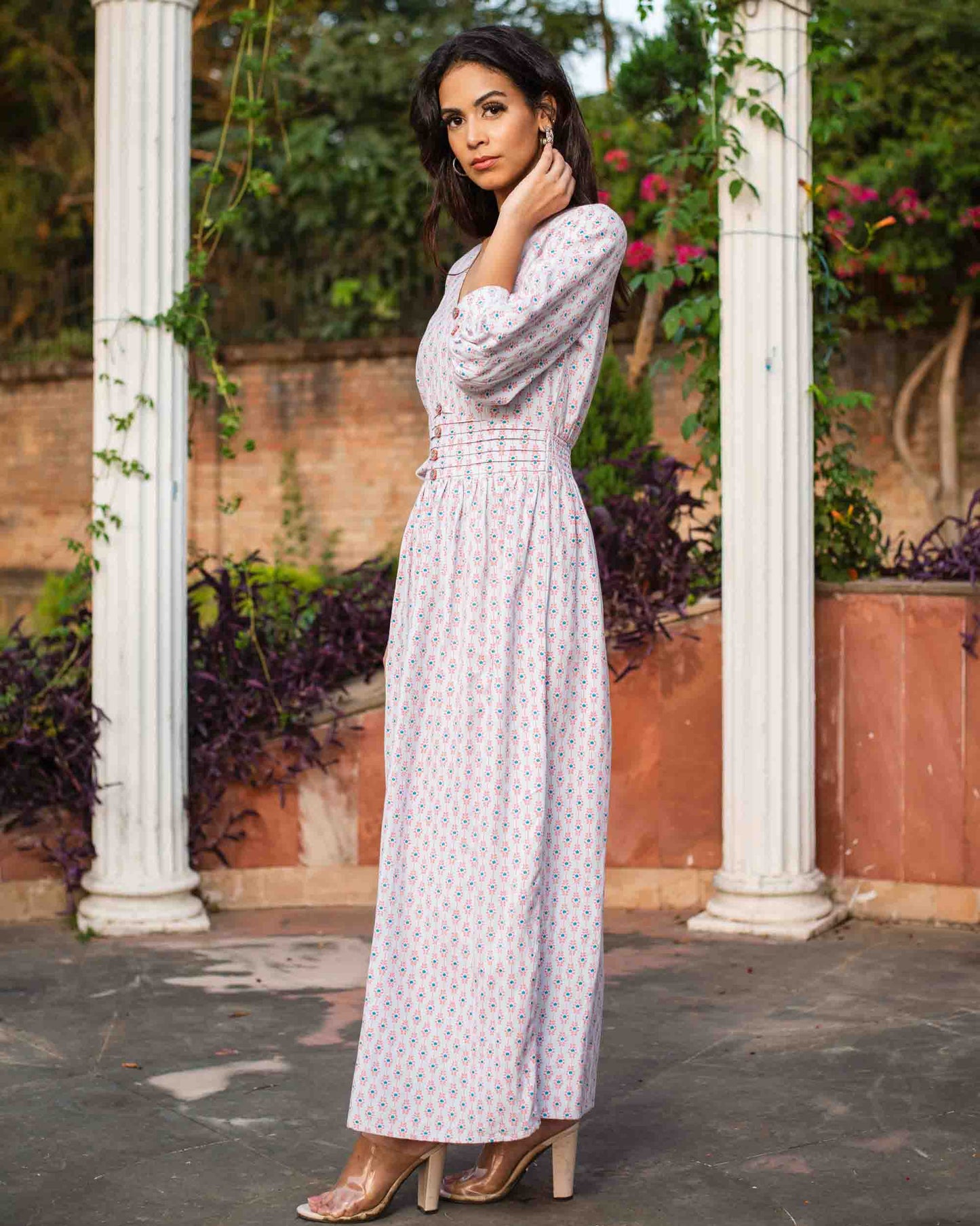 Mauve Pink Maxi Dress