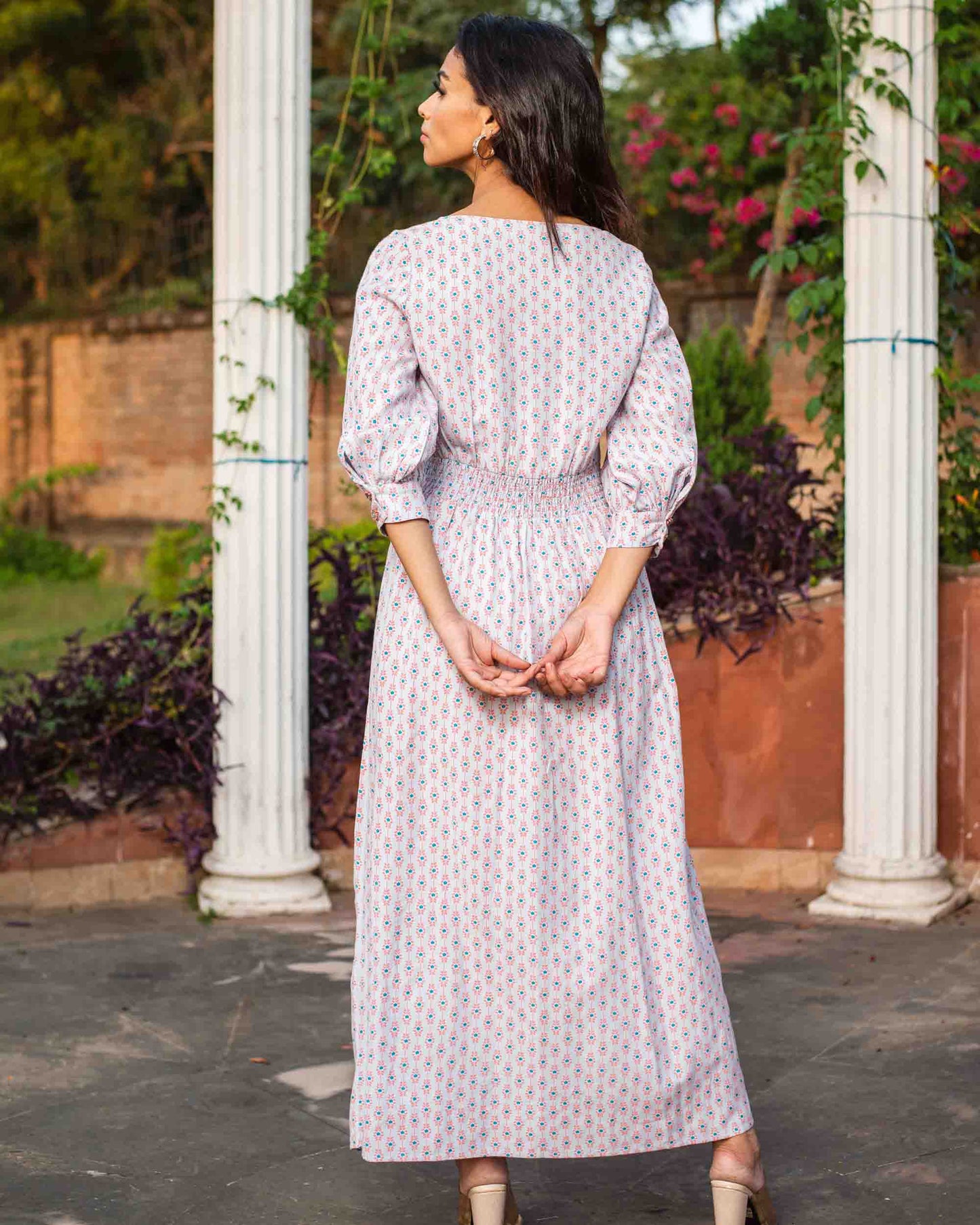 Mauve Pink Maxi Dress