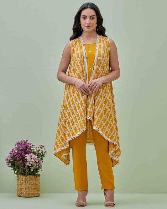 Sunshine Chanderi Cape Set