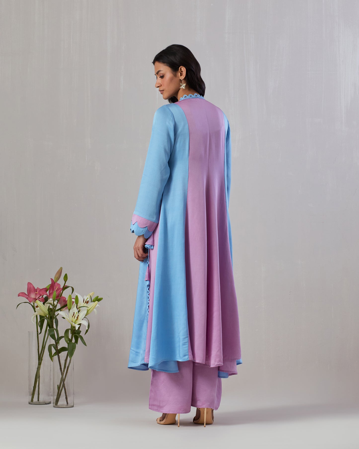 Angrakha style Kurta and Pant set