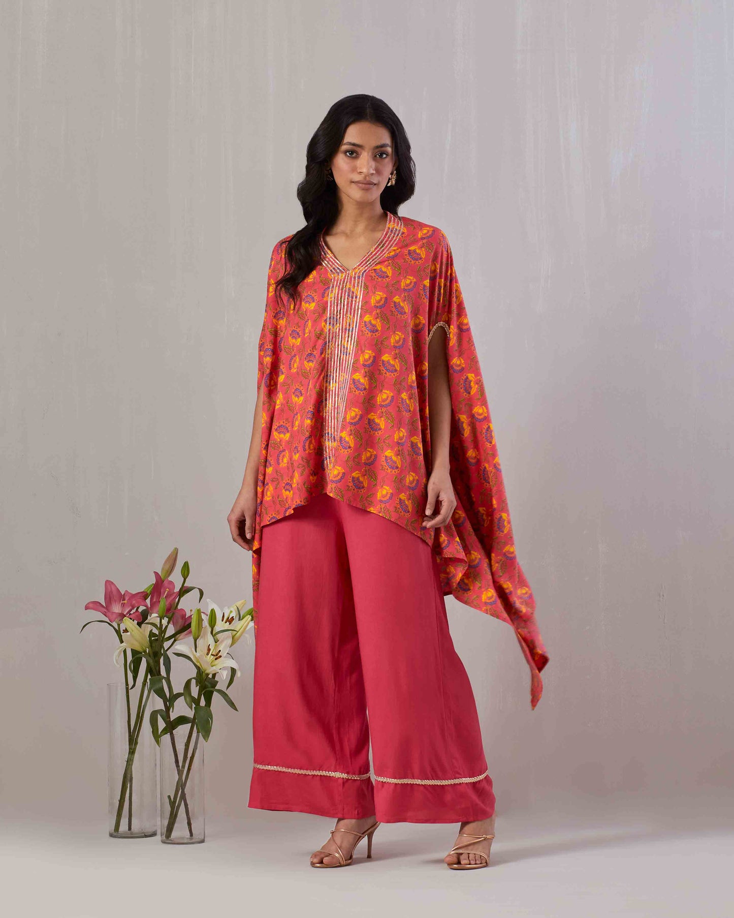 Meadow Melange Kaftan & Pant set