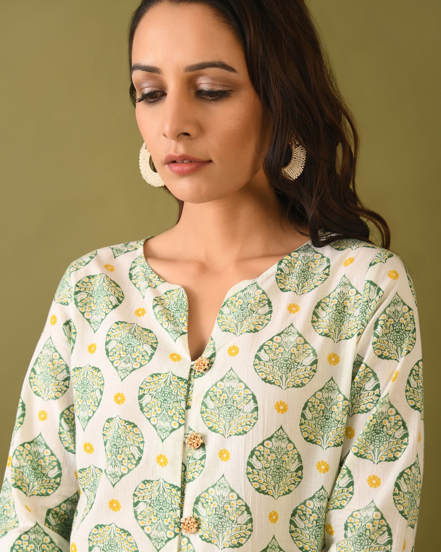 Hand Block Printed Dobby Tunic