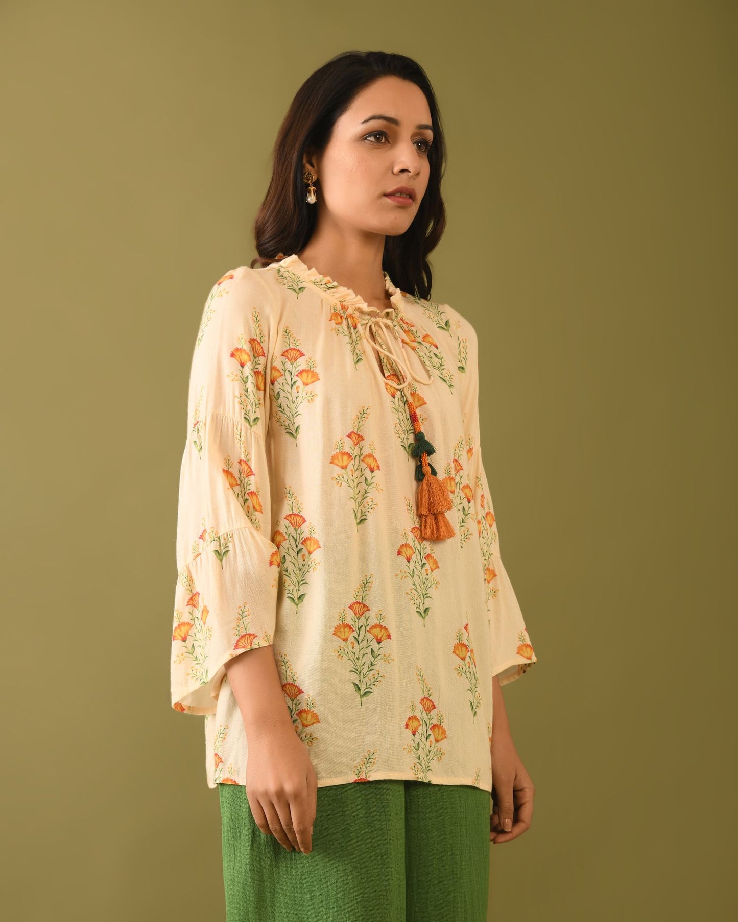 Printed Viscose Tunic