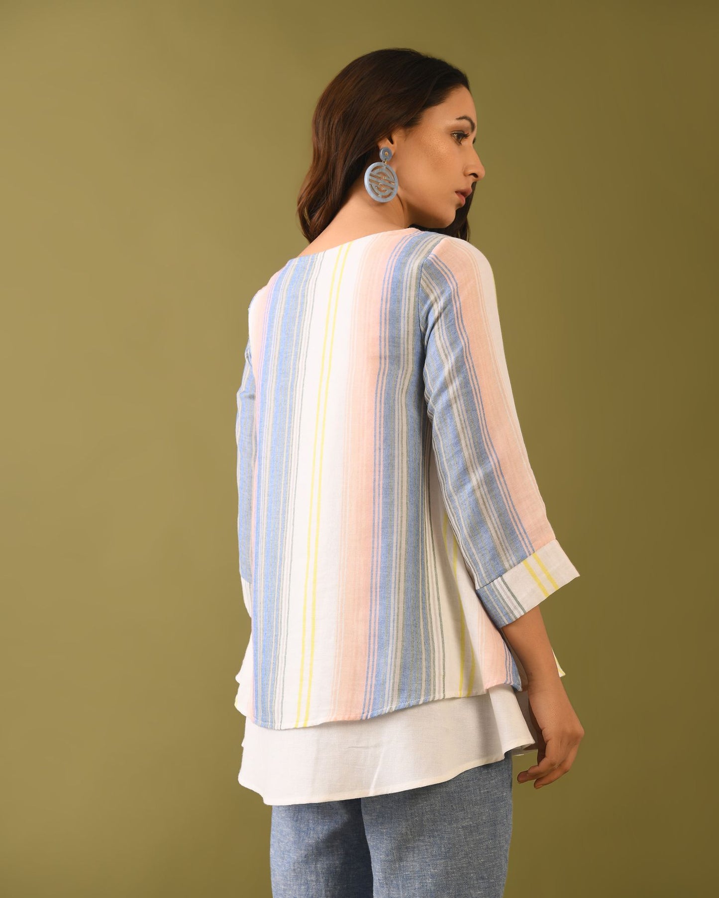 Double Fabric Yarn Dye Tunic