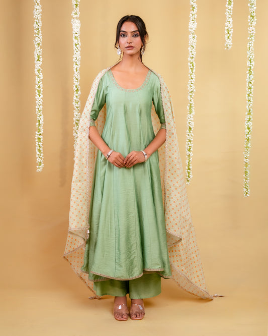 Aqua Serenity Anarkarli Set