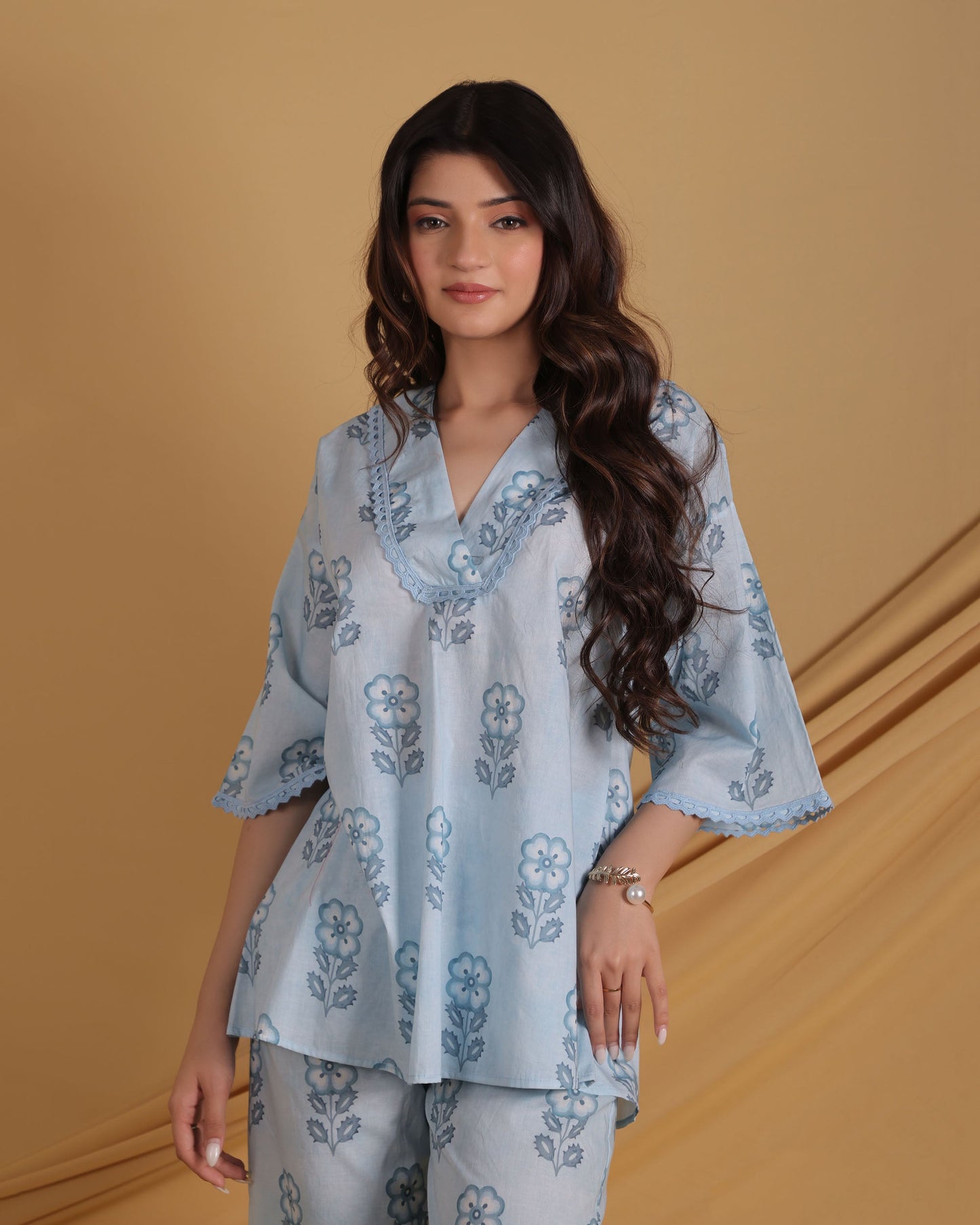 Dainty Floral Tunic